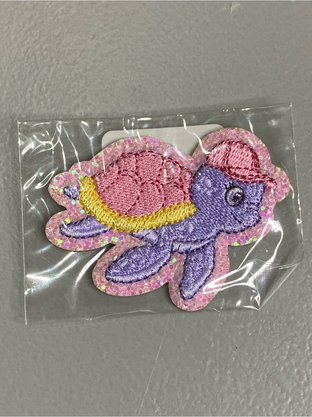 Stoney Clover Lane Embroidered Octopus Patch in Purple & Pink
